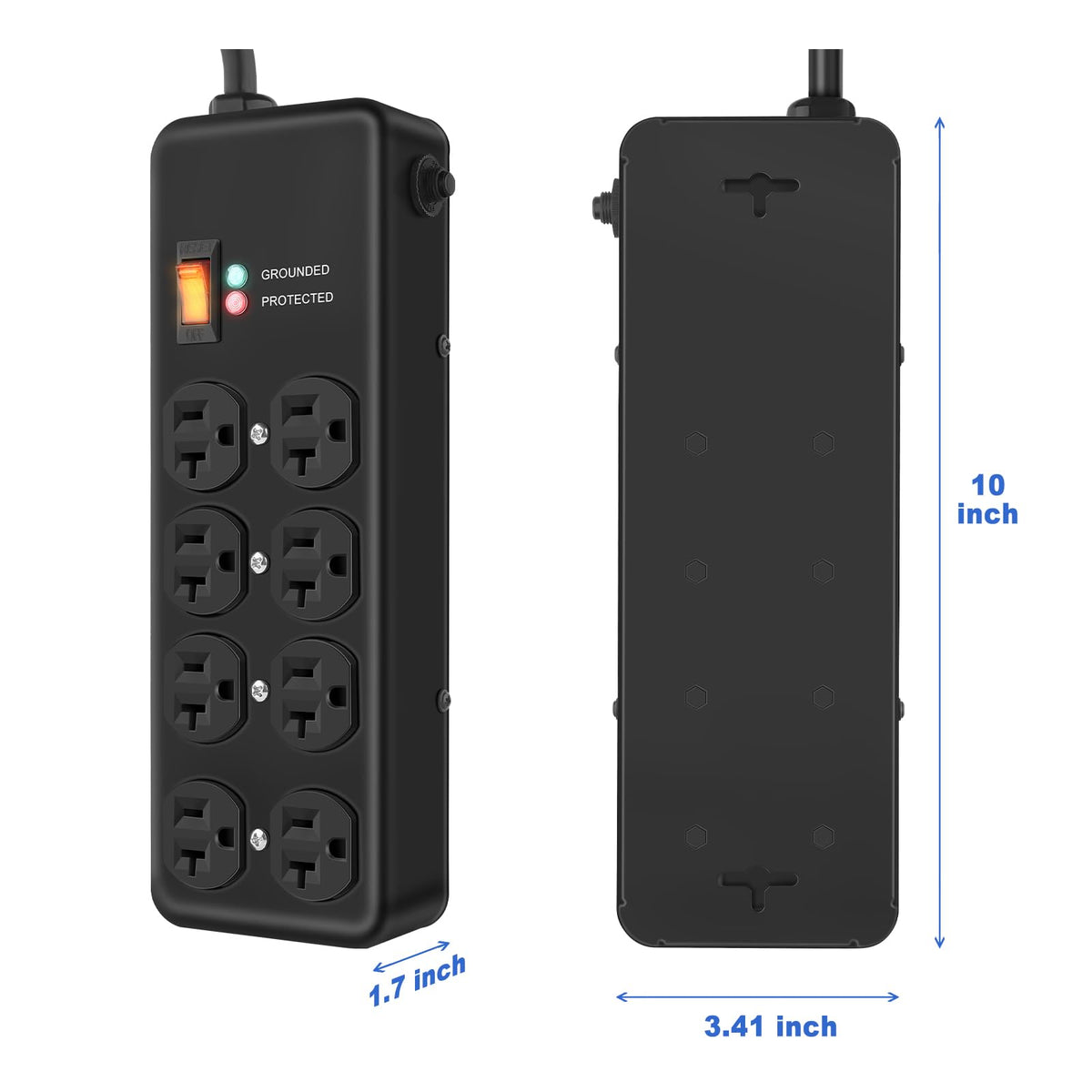 HEZI circuit breaker and reset switch close-up for quick recovery after overcurrent or short-circuit events