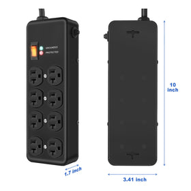HEZI circuit breaker and reset switch close-up for quick recovery after overcurrent or short-circuit events