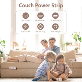 HEZI pop-out arm design securely fits inside furniture for easy access charging.
