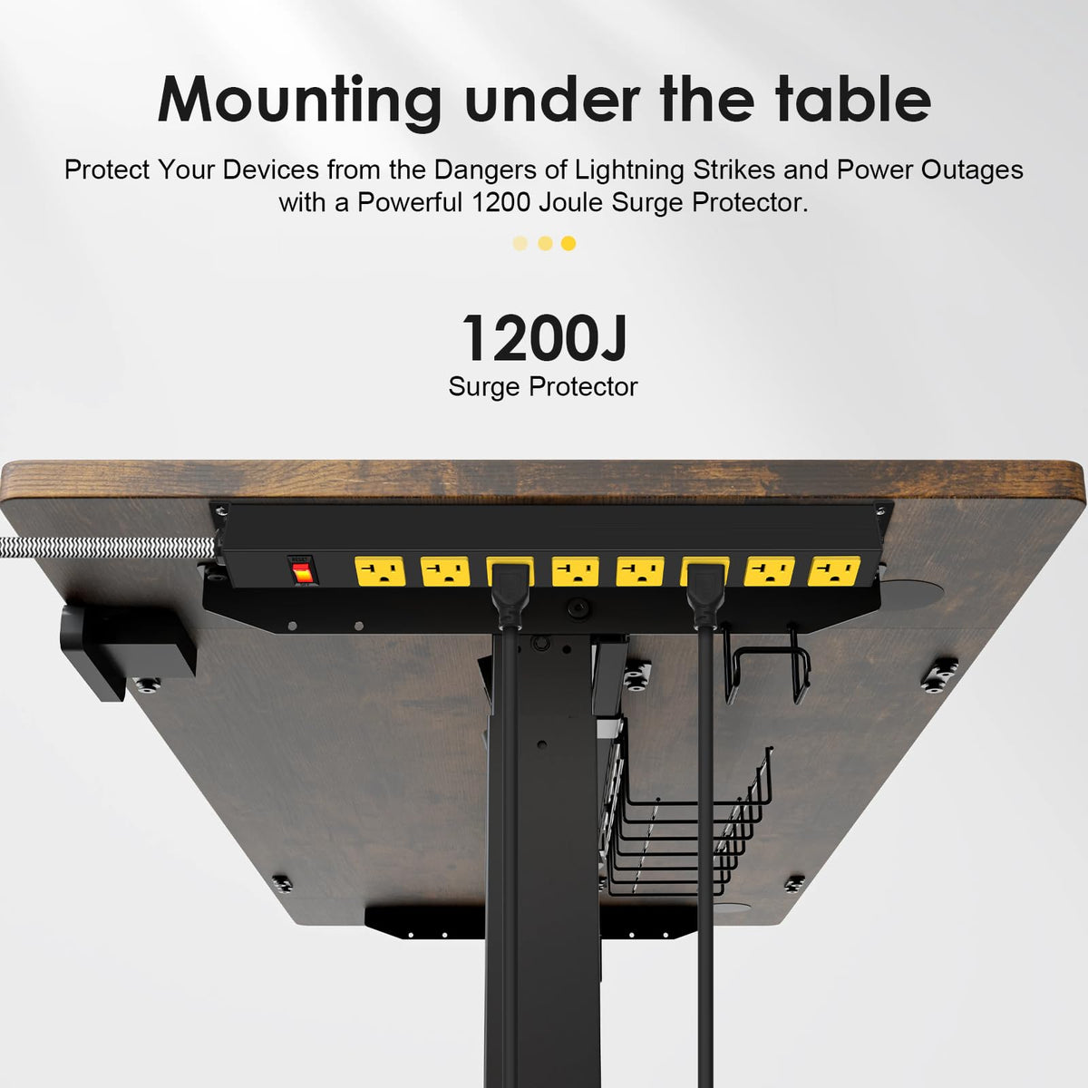 HEZI powering multiple shop tools at once illustrating dependable surge protection and load distribution