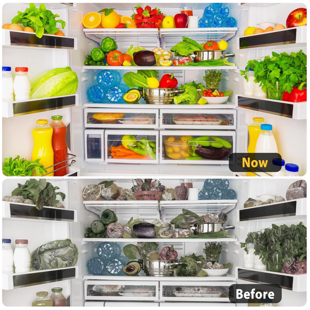HEZI installed in kitchen near appliances offering organized surge protection