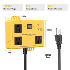 HEZI beside tape measure to show compact size and easy placement