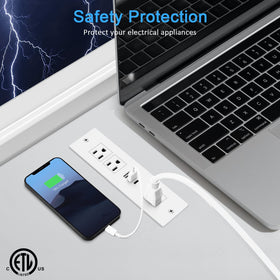 HEZI USB-A ports support quick charges for peripherals.