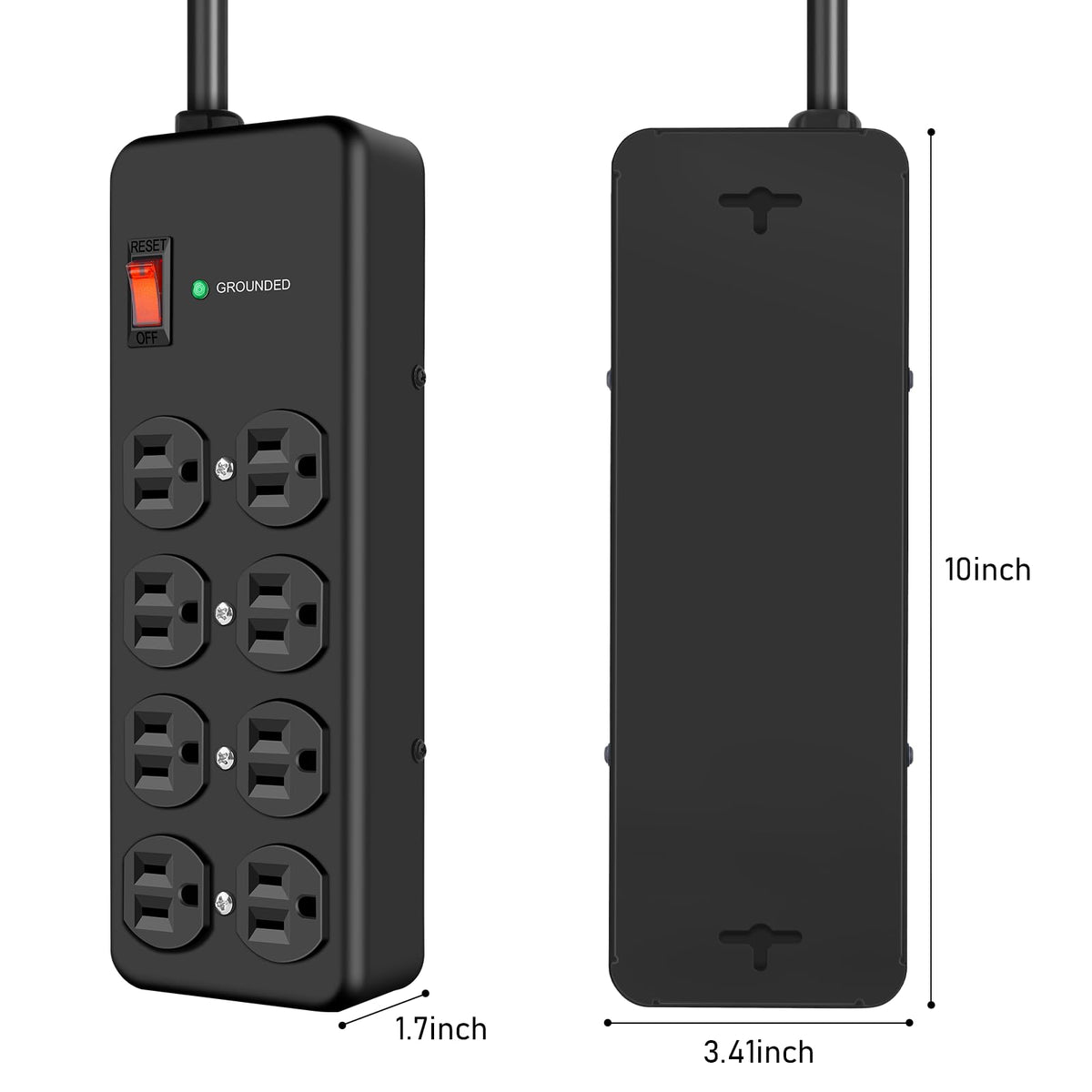 HEZI wall-mount design back panel for secure installation