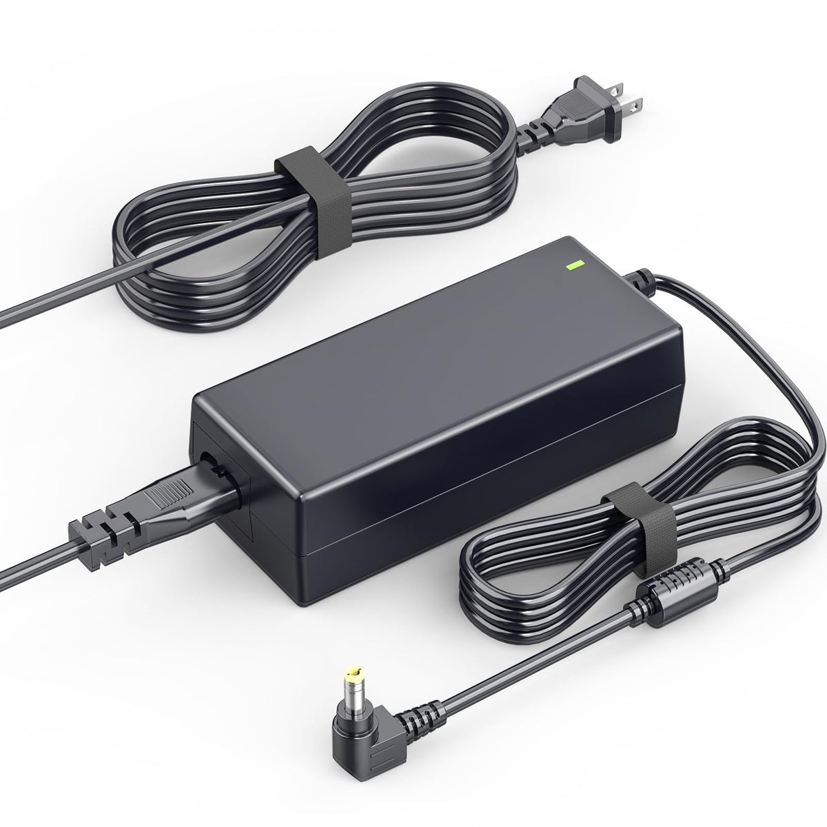 HFLRZZ adapter front view showing compact design and travel friendliness