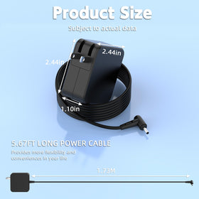 HFLRZZ supports universal 100-240V input for international travel.