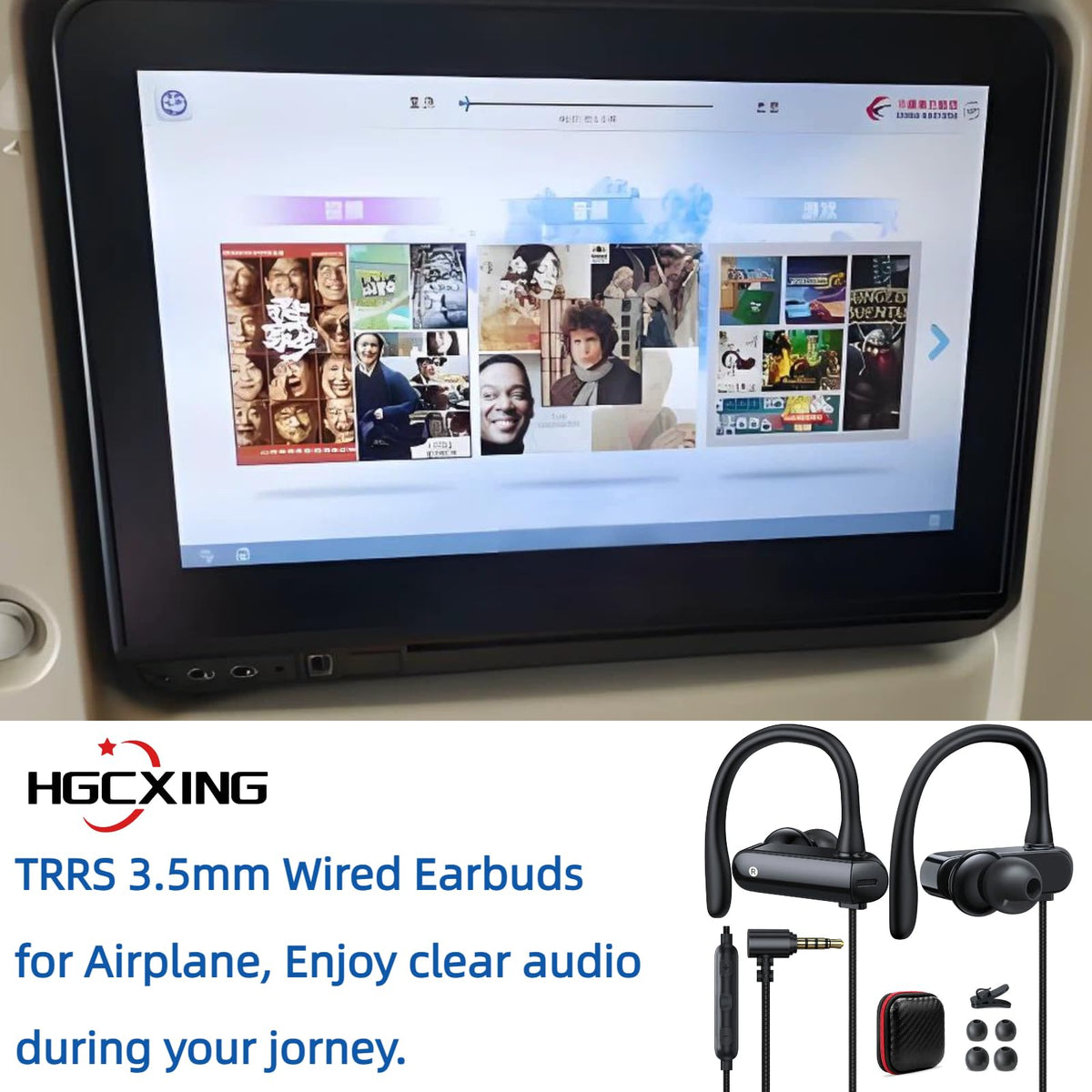 HGCXING carrying case with wrapped cord to prevent tangles