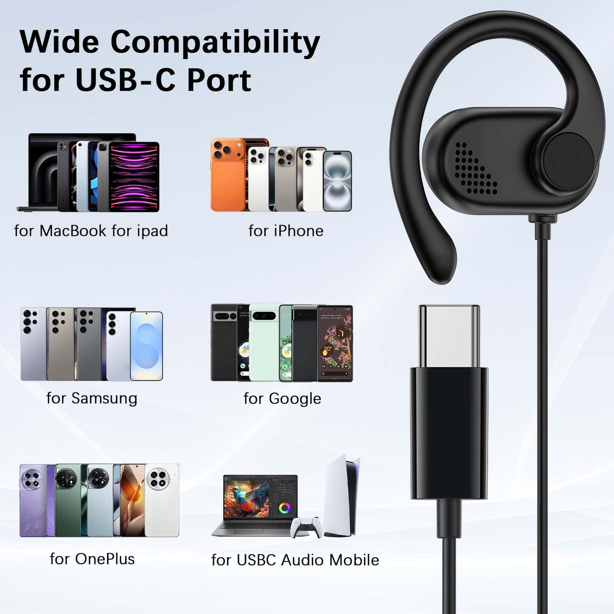 HGCXING broad compatibility with Samsung, Apple devices and more.
