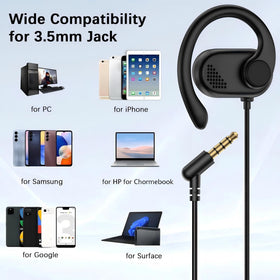 HGCXING travel-ready headset for flights and daily commuting.