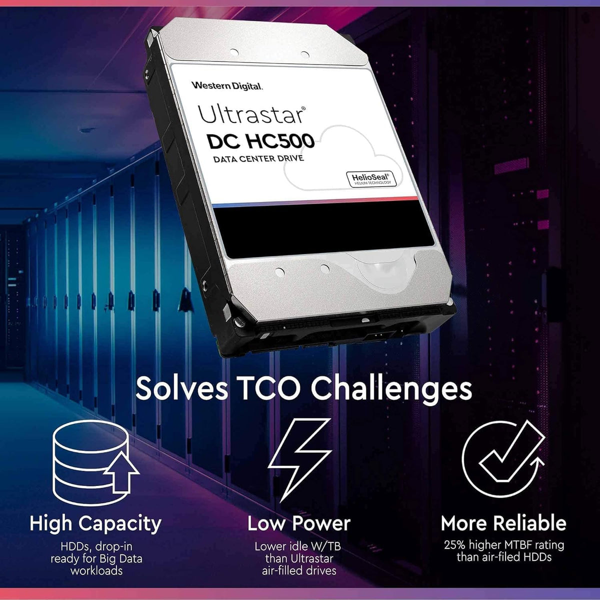 HGST MTBF 2.5 million hours indicator for enterprise reliability
