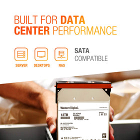 HGST Ultrastar 12TB DC HC520 helium-sealed design emphasizes efficiency
