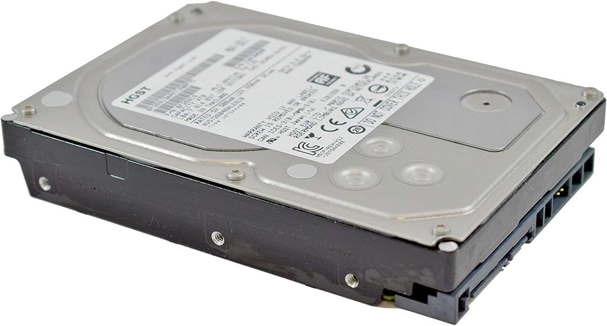 HGST Ultrastar 7K6000 4TB drive front view, rugged enterprise build for 24/7 data center storage