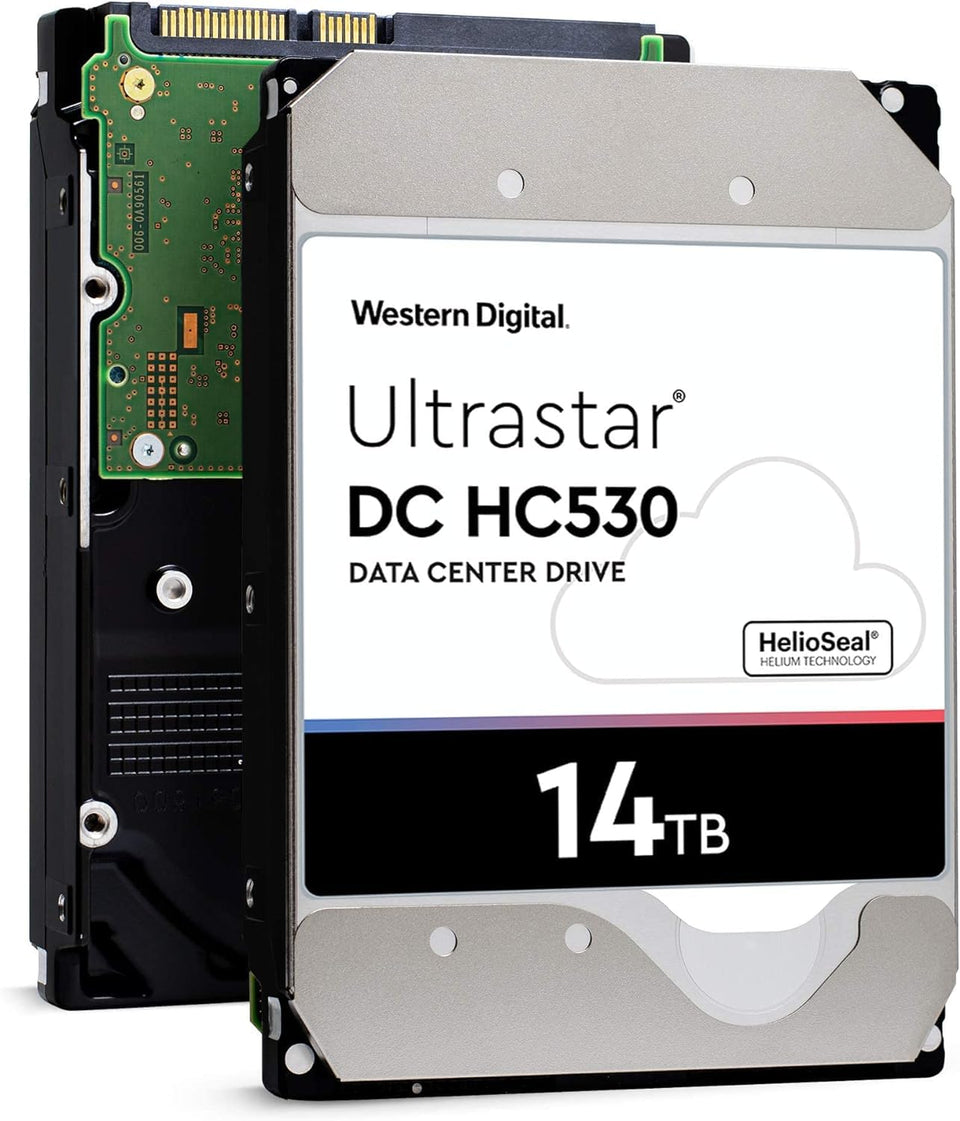 HGST Ultrastar DC HC530 14TB drive internal view for data center storage capacity