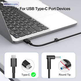HHamoyzs 65W USB-C charger for Dell XPS 13 keeps devices charged