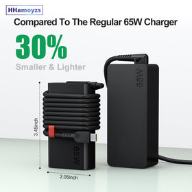 HHamoyzs charger compatible with Lenovo ThinkPad lines for versatile work setups.