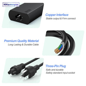 HHamoyzs travel-friendly 65W USB-C adapter for global use.