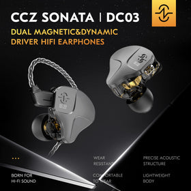 CCZ DC03 1DD bass emphasis for rich, immersive music