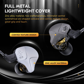 H HIFIHEAR CCZ DC03 tight bass with clear mids for versatile music.