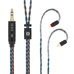 H HIFIHEAR KBEAR ST16 Plus braided cable close-up highlighting durability