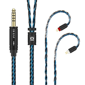 H HIFIHEAR cable texture close-up highlighting braid and durability benefit