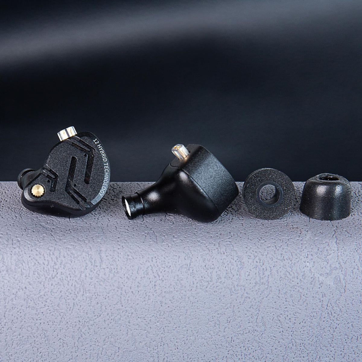 H HIFIHEAR KZ ZS12 PRO X packaging and branding presenting included cable and documentation benefit