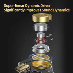 Detachable silver-plated cable of ZSN Pro 2 enhances signal integrity.