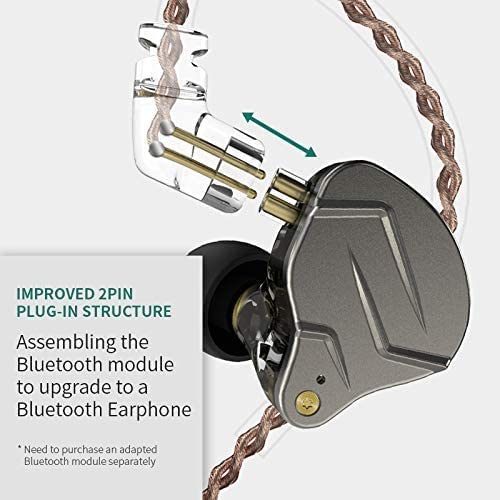 H HIFIHEAR KZ ZSN Pro resin inner cavity detail and lightweight feel