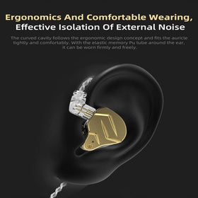 KZ ZSN PRO X up to 26 dB noise isolation in real-world use