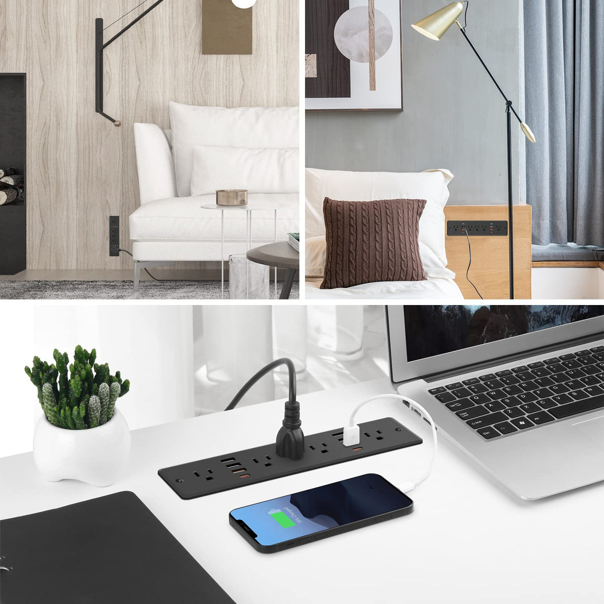 HHSOET in conference table setting supporting laptops and phones