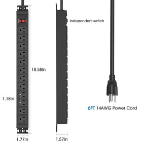 HHSOET 1200J surge protector protects devices from surges and spikes