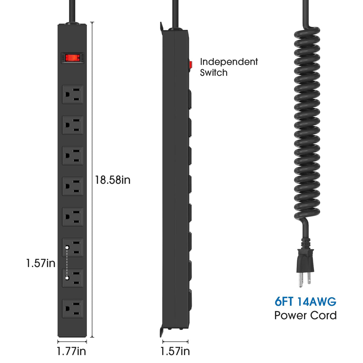 HHSOET 1200 Joules surge protector delivers reliable protection during storms