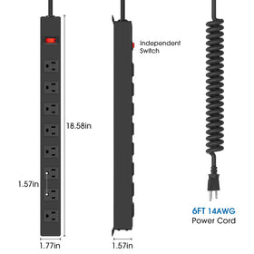 HHSOET 1200 Joules surge protector delivers reliable protection during storms