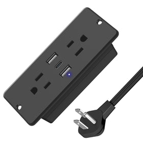 HHSOET 20W power strip with fast charging USB-C port for quick device recharge