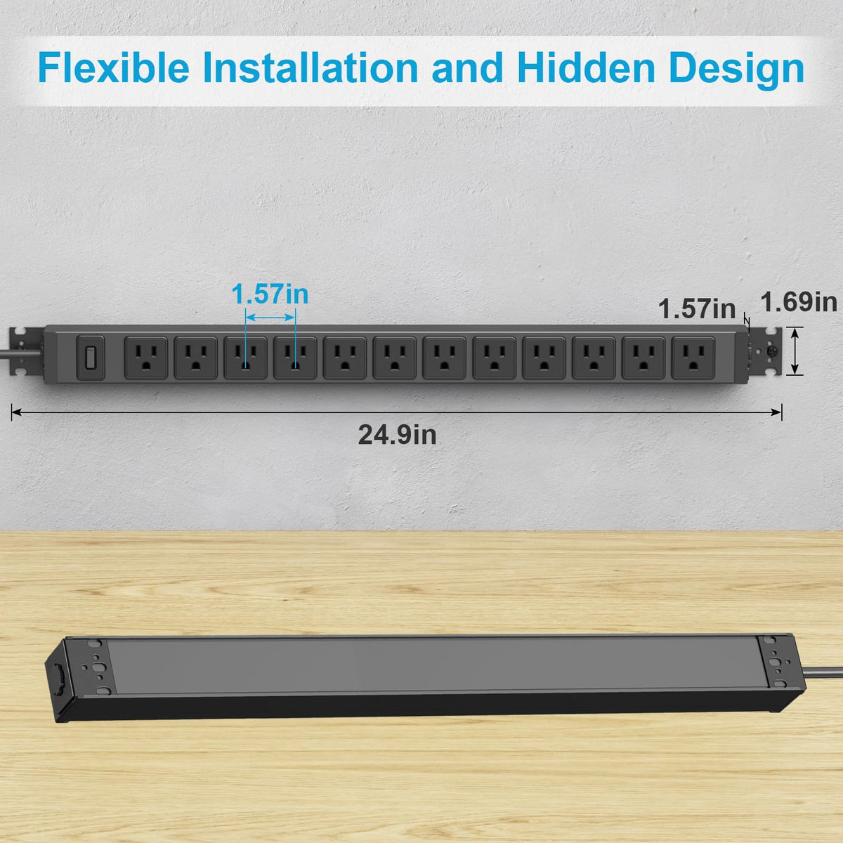 HHSOET 6ft cord image highlights flexible reach to distant outlets.