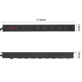 HHSOET power strip with 6 ft cord and on-off switch for easy control