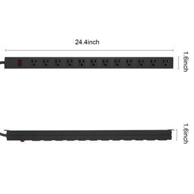 HHSOET close-up of outlet spacing to fit large plugs easily