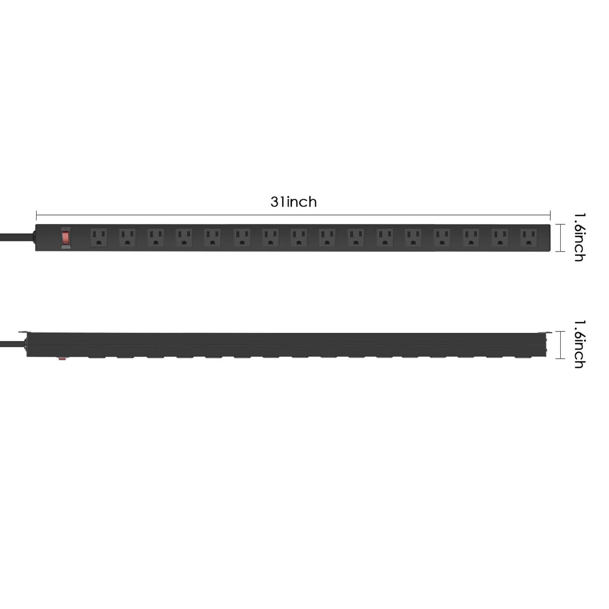 HHSOET illuminated switch and circuit breaker close-up providing easy on/off control and safety feedback