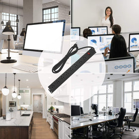 HHSOET garage, workshop, and office ready power strip setup