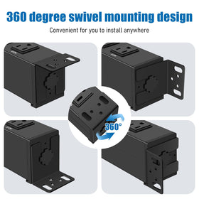 HHSOET installed in a rack to show scale and professional space-saving advantage