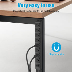 HHSOET magnetic backplate attached to metal surface for drill-free mounting