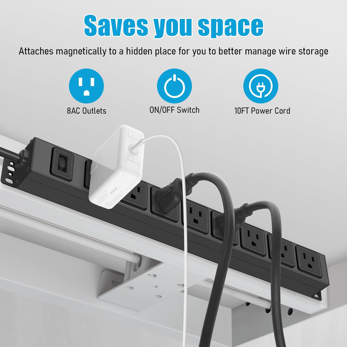 HHSOET magnetic mount detail showing fast tool-free placement benefit