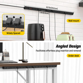 HHSOET mounted on workbench demonstrating tidy, accessible power