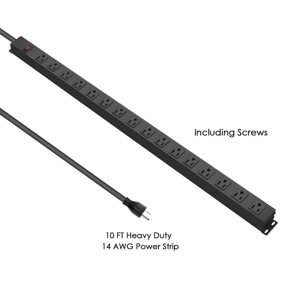 HHSOET detailed view of wide outlet spacing with multiple bulky plugs fitted without interference