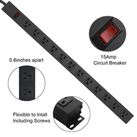 HHSOET switch and indicator close-up for easy on/off control and overload status