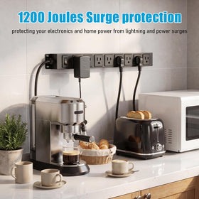 HHSOET wall-mount-ready unit includes screws for secure installation.