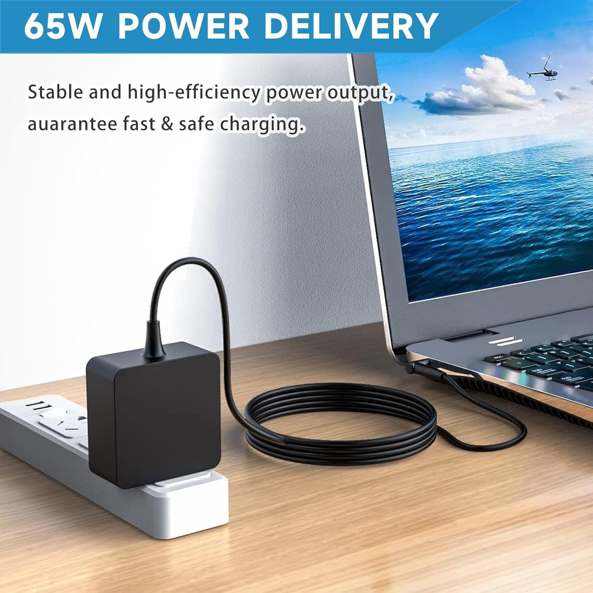 HHZ slim charger suitable for desk setups