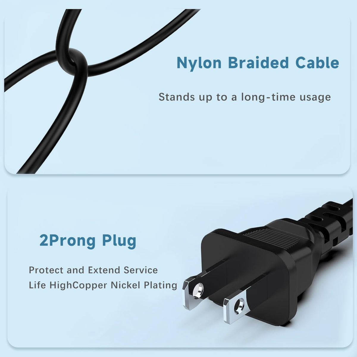 HHZ packaging and accessories showing included cords for quick, out-of-box setup