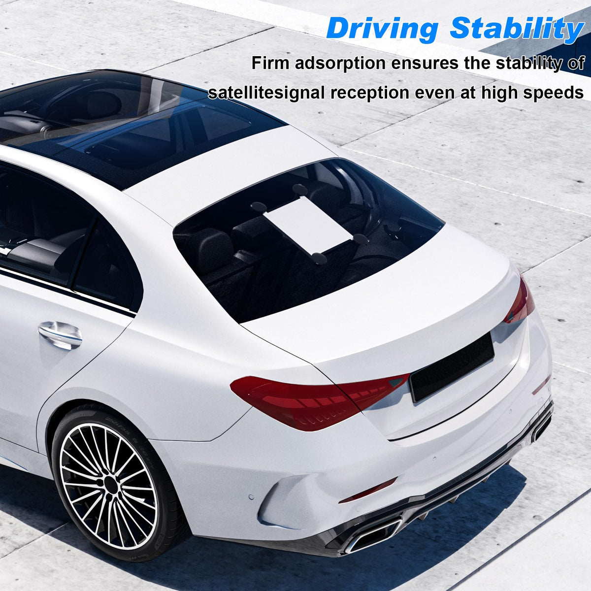Hiapix Starlink Mini car sunroof mounting for flexible signal access
