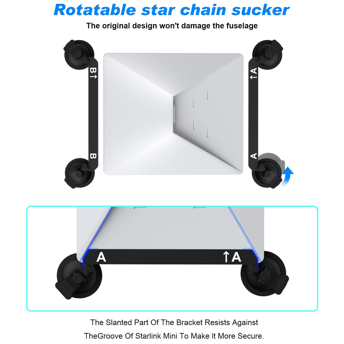 Hiapix Starlink Mini inner gasket protects device and dampens vibrations
