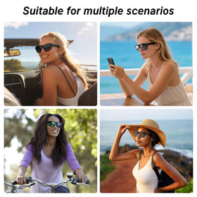 HiBloks Ray-Ban Skyler clip-on for outdoor activities ensures comfortable, glare-free viewing.